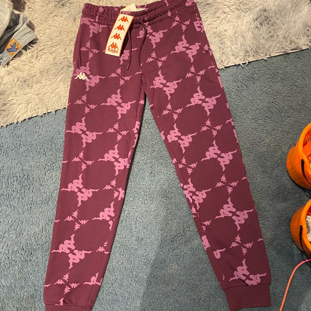 NWT KAPPA | Authentic Elosia Joggers in Violet Bloom